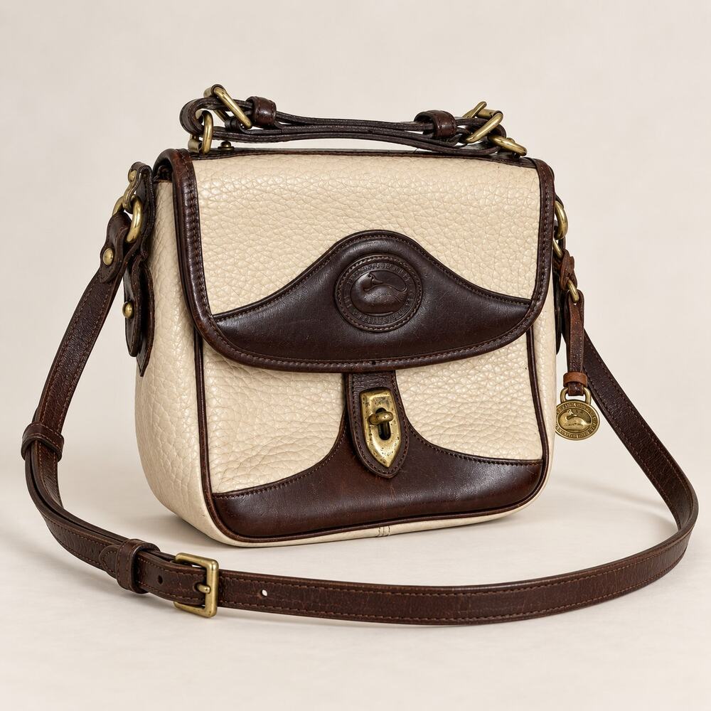 VTG Dooney & Bourke All-Weather Leather Carrier Bag